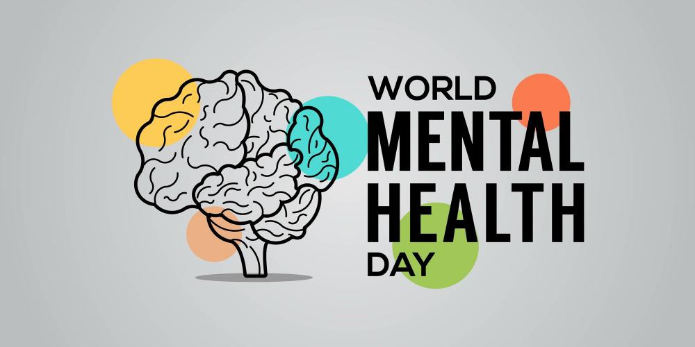World Mental Health Day Words and Image